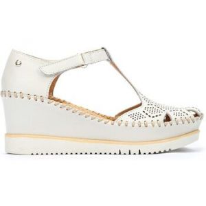 Pikolinos Pour femme. Sandales en cuir blanc Aguadulce - Taille 7cm