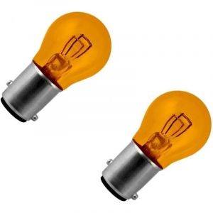 Cyclingcolors 2x ampoule 24V ORANGE BAY15d 21/5W camion fourgon voiture tracteur véhicule agricole