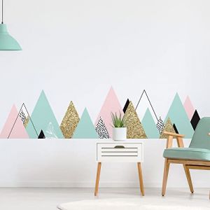 Stickers muraux - Décoration Chambre Salon - Autocollant Sticker Mural géant Montagnes scandinaves TATRAS - 40x60cm
