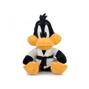 Image de Otto Office Peluche daffy duck 34 cm - doudou canard noir - enfant - pour looney tunes -