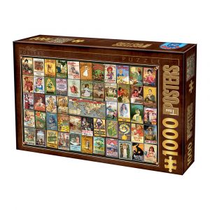 Dtoys Puzzle Vintage Collage - Thés