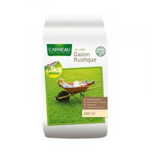 Gazon rustique implantation rapide tous terrains 160 m&sup2;