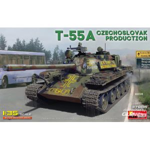 Mini Art Maquette Char T-55a Czechoslovak Production