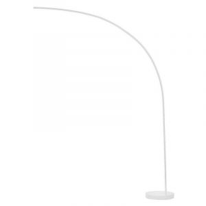 Image de Bobochic Lampadaire Arc Led Design "Ekalaka" 185cm Blanc