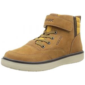 Geox J RIDDOCK Boy WPF A, Bottine Chukka, DK Yellow/Brown, 30 EU