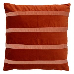 Dutch Decor PEMM - Coussin en velours Potters Clay 45x45 cm