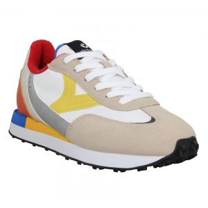Victoria 1136100-WOMEN Basket Basse GALAXIA Nylon Multicolore Plateau Femme Beige 36