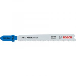 Bosch Lame de scie sauteuse PRO Metal thick T121BFC 92 mm, 2 pieces 2608655096