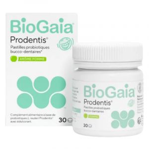 Biogaia Prodentis Ar&ocirc;me Pomme 30 pastilles &agrave; sucer