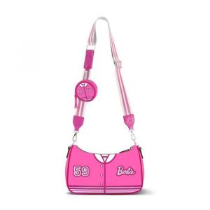 Karacter Mania Barbie Varsity-Sac Fancy 2.0, Rose, 23,5 x 16 cm