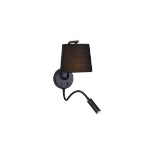 Zambelis Borovo Applique Murale Applique led 3W 1x E27 Noir