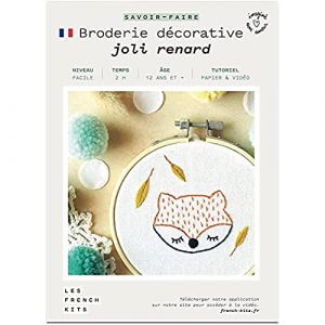 Image de French Kits Broderie d&eacute;corative Renard 10 cm