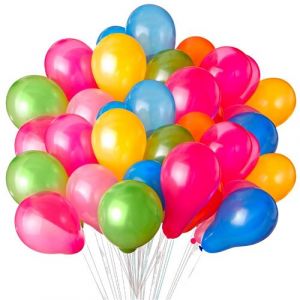 SPARKLERS CLUB Ballon de Baudruche couleur - Lot de 100 Ballons 26cm en Latex 100% BIODÉGRADABLES - Idéal pour évènement, Mariage, Anniversaire, Baptème, Facile à Gonfler (Multicolore)