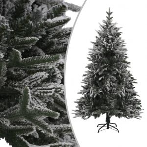 VidaXL Sapin de Noël artificiel à flocons de neige Vert 180 cm PVC/PE