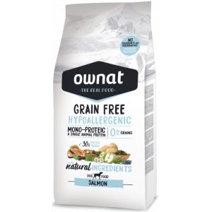 Ownat Nourriture Pour Chiens Hypoallergénique À Base De Saumon 3 Kg