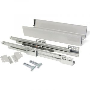 Emuca Kit tiroir vantage complet hauteur 83mm longueur 270mm gris - 3015125
