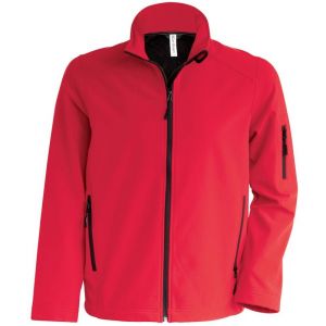 Kariban Veste de travail softshell Rouge XL