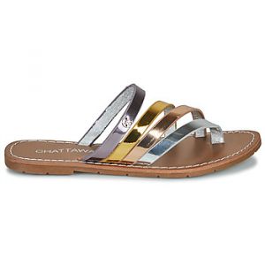 Chattawak Mules ROXANNE - Couleur 36,38 - Taille Argent&eacute;