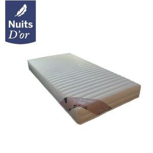Up&Down Visco Matelas 2x 80x200 Mousse Mémoire de Forme 55 Kg/m3 Soutien Ferme