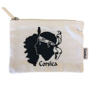 Enesco Pochette Corse en coton Blanc