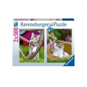 Ravensburger Puzzle 2x500 Pieces - Les Chatons a la Campagne - Puzzle Adultes - des 10 Ans - 17269