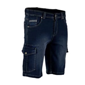 LMA Bermuda RADE bleu denim T.38 - 6113 T.38