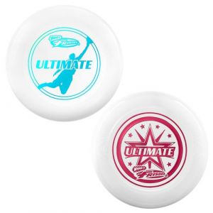Wham-O Frisbee Ultimate Disque d'entraînement 175 g - Lot de 2, Bleu Rouge