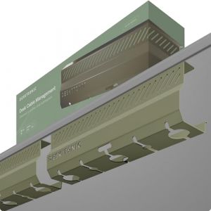 Chemin de câbles sous bureau Desktronic - 2 pièces - Vert