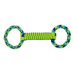 Zeus Jouet balistique K9 Fitness 41 cm - Bleu et vert - Pour chien
