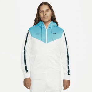 Nike Sweat &agrave; capuche et zip Sportswear Repeat pour Homme - Blanc - Taille XL - Male