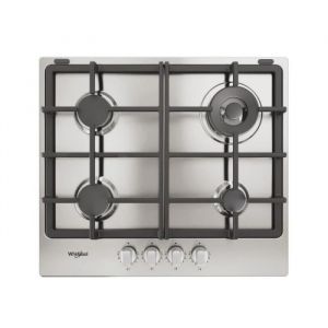 Whirlpool Table de cuisson 4 brûleurs gaz inox 58 x 51 x 56 cm - tgml 661 ix r (tgml 661 ix r)