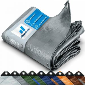 B&acirc;che de protection imperm&eacute;able 140 g/m&sup2; Argent 1,5 x 6 m - Argent