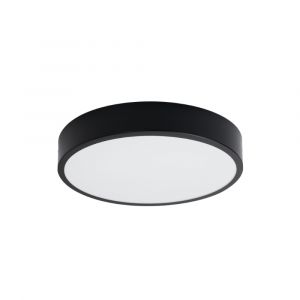 Plafonnier en aluminium, noir H: 6cm
