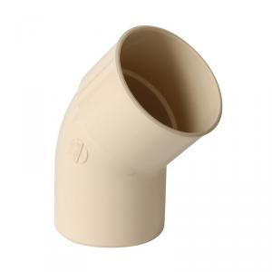 Nicoll CR4GTS - Coude 45&deg; m&acirc;le femelle sable pour descente Diam.80