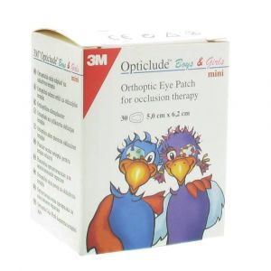 Image de 3M Opticlude Pans Oculaire pour petites filles et petits garçons