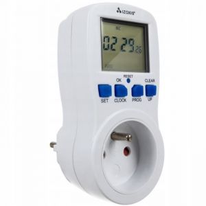 Minuterie pour prises électriques - 3 680 W - Blanc