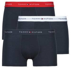 Tommy Hilfiger Caleçons Lot de 3 Homme avec Ceinture Emblématique, Multicolore (Primary Red/White/Desert Sky), XXL