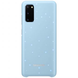 Samsung Coque S20 affichage LED bleu