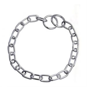 HS Sprenger Collier pour Chien Argenté 3 4 mm Maillons Court 65 cm