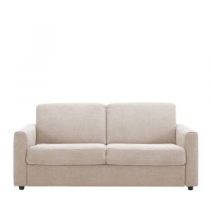 DRAWER Canapé convertible ouverture express 3 places en tissu - Beige