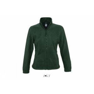 Sol's North - Veste Polaire Femme - Matière Micro Polaire - Anti-bouloche - Poignées élastiquées - Lime - M
