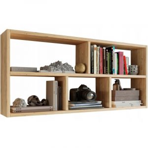 Étagère suspendue TEO en chêne Sonoma pour livres et photos