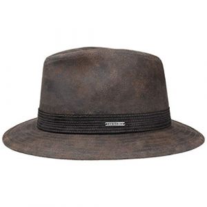 Stetson Chapeau en Cuir Jacky Pigskin by chapeau pour homme