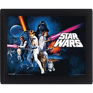 Pyramid Posters Cadre 3D Star wars A new hope
