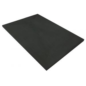 Receveur NOLA 3 - 70x100x3cm - R&eacute;sine - Noir - Bonde - D&eacute;coupable