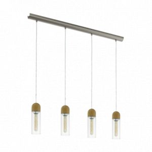 Image de Eglo Suspension ampoule filament Zacharo L97,5 cm - Nickel