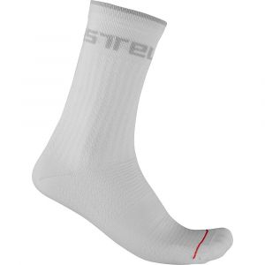 Castelli Distanza 20 Cycling Socks AW21 - Blanc - S/M, Blanc