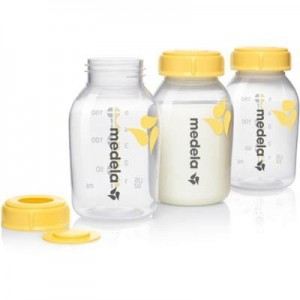 Medela 800.0796 - 3 biberons pour lait maternel 150 ml