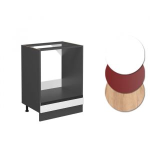 Vicco - Meuble cuisinière R-Line 60 cm anthracite/blanc brilliant