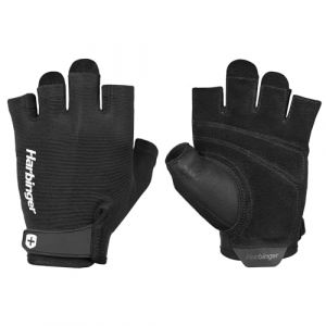 Harbinger Power 2.0 Gants d'haltérophilie, Unisex, Noir, Large